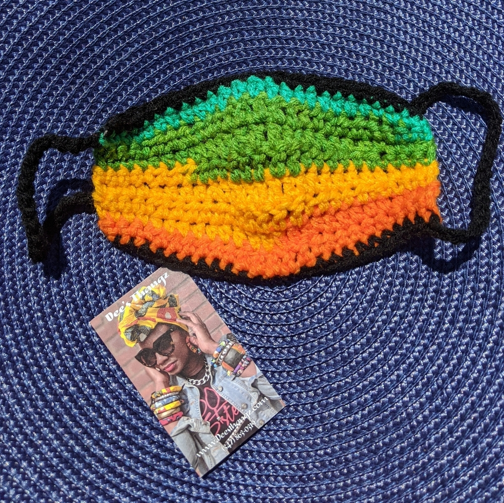 😷 Decorative Crochet Face Mask Cover😷